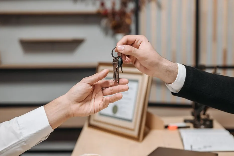 Keys handed over at the end of the build