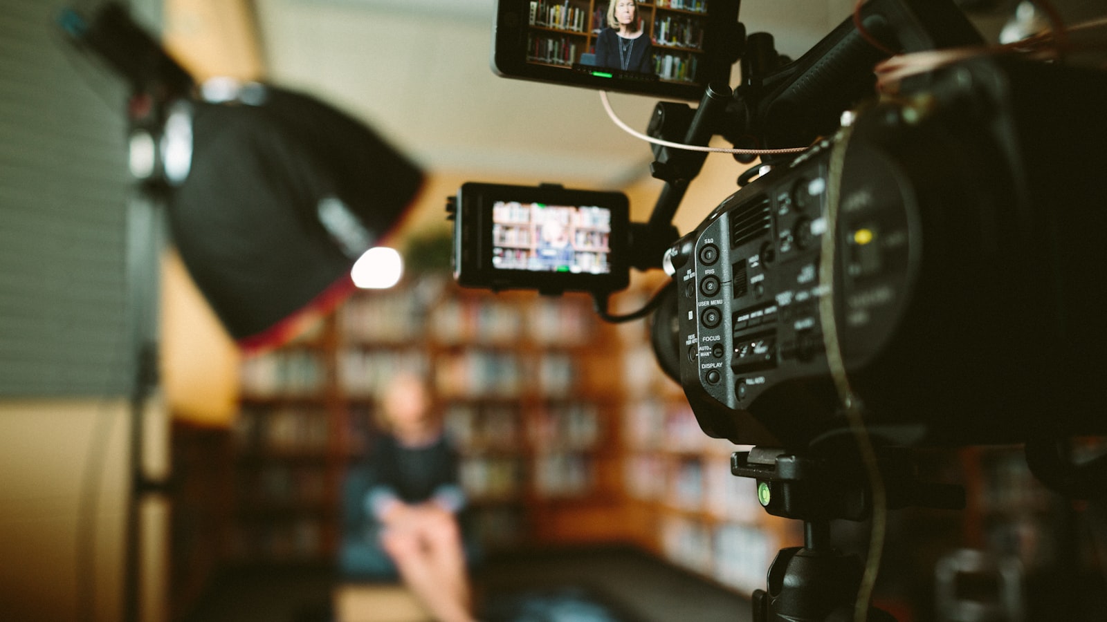 Video studio camera setup